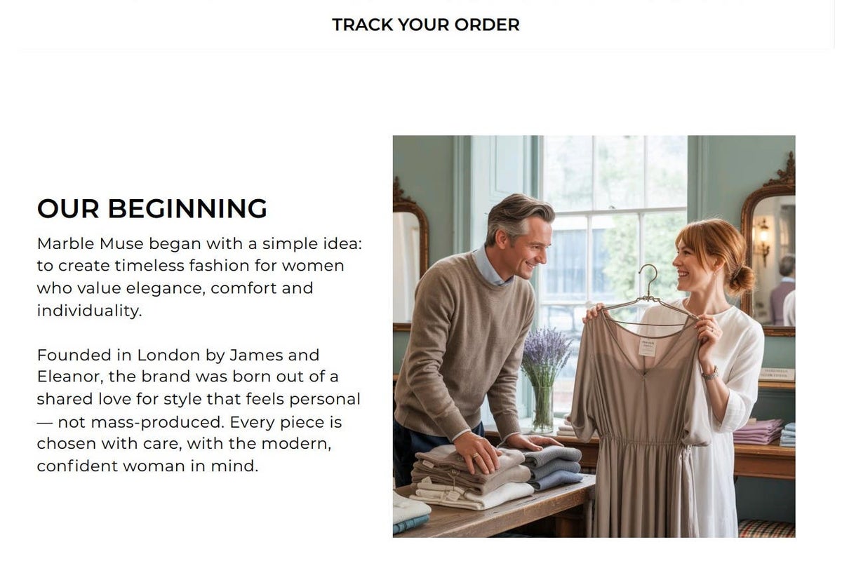 Ads for Marble Muse clothing firm banned over misleading British imagery