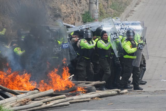 ECUADOR-PROTESTAS