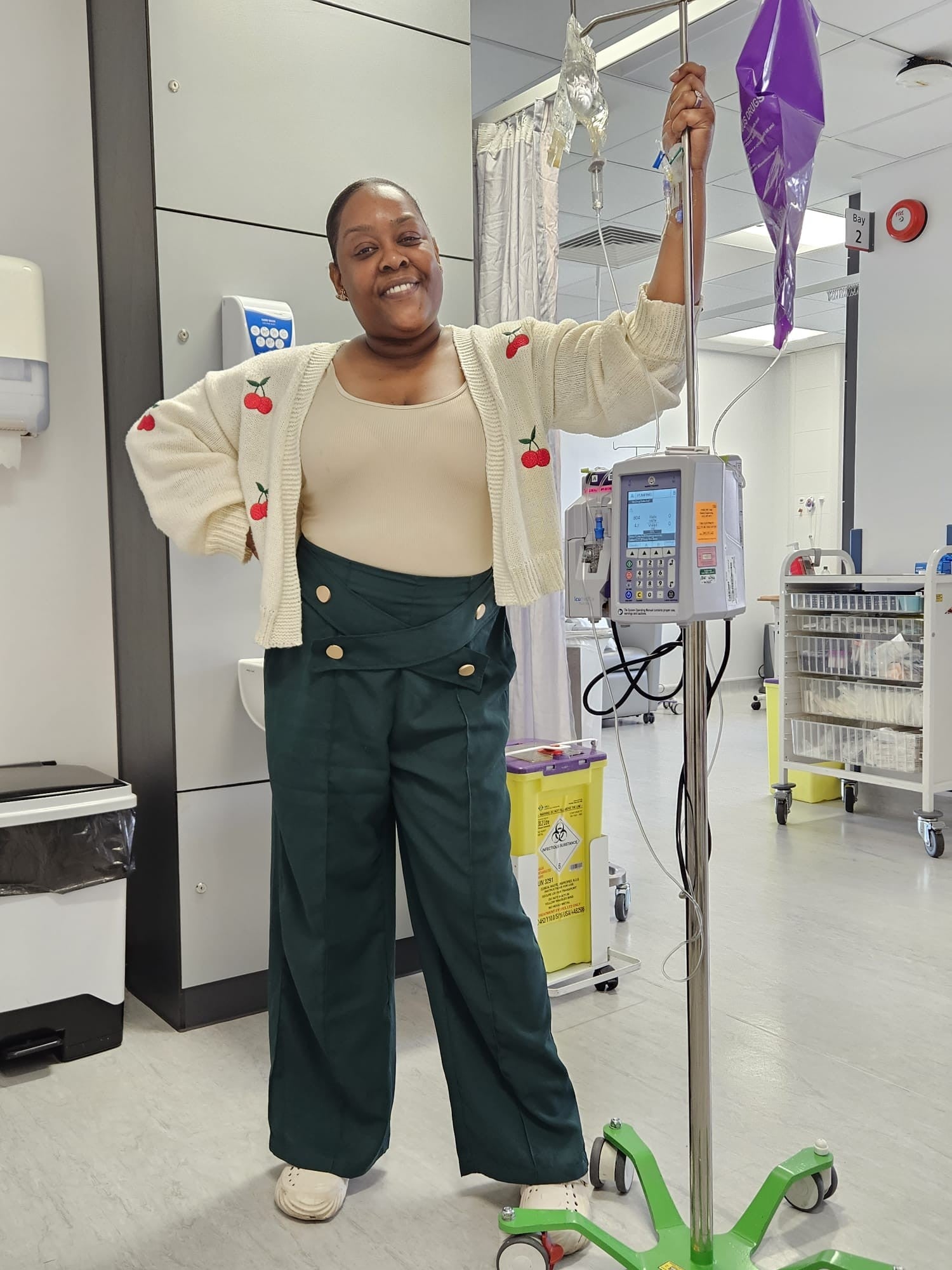 Simone Williamson has had chemotherapy and a stem cell transplant