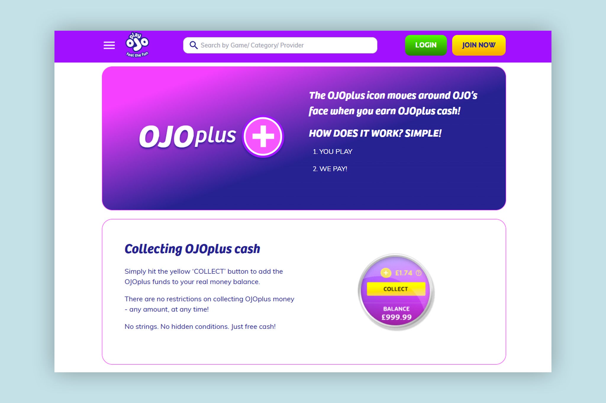 OJOplus was well worth opting in to as a regular bingo and slot game player