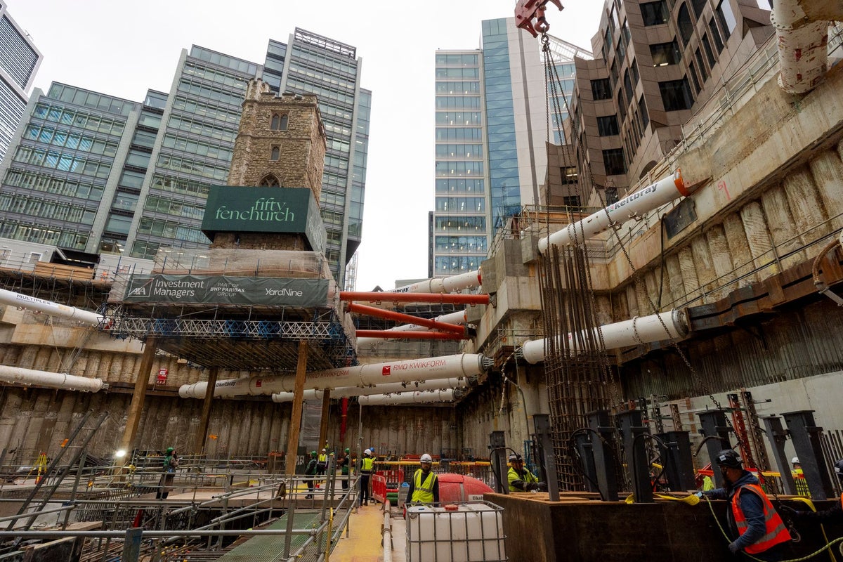 Medieval London church balanced 45-feet above ground in ‘unprecedented feat of engineering’
