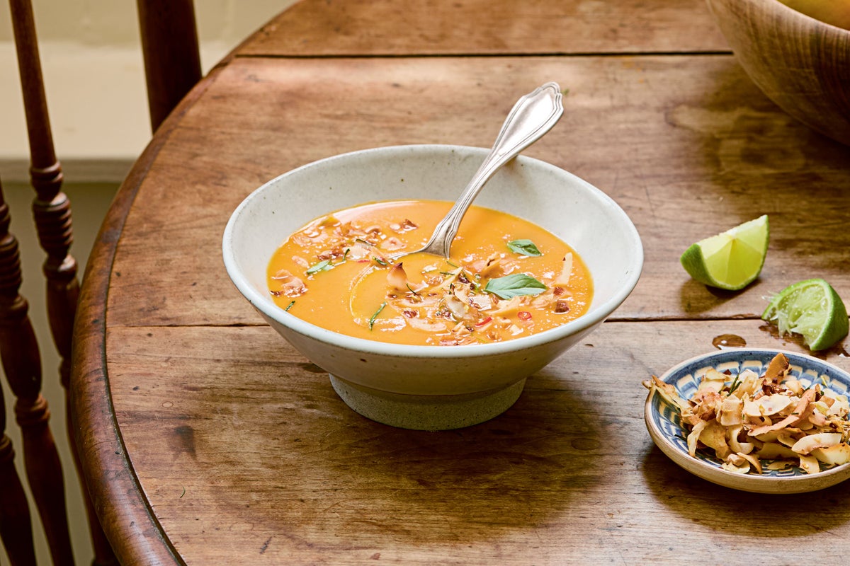 The ultimate soup season fix: Curried carrot with a Thai twist
