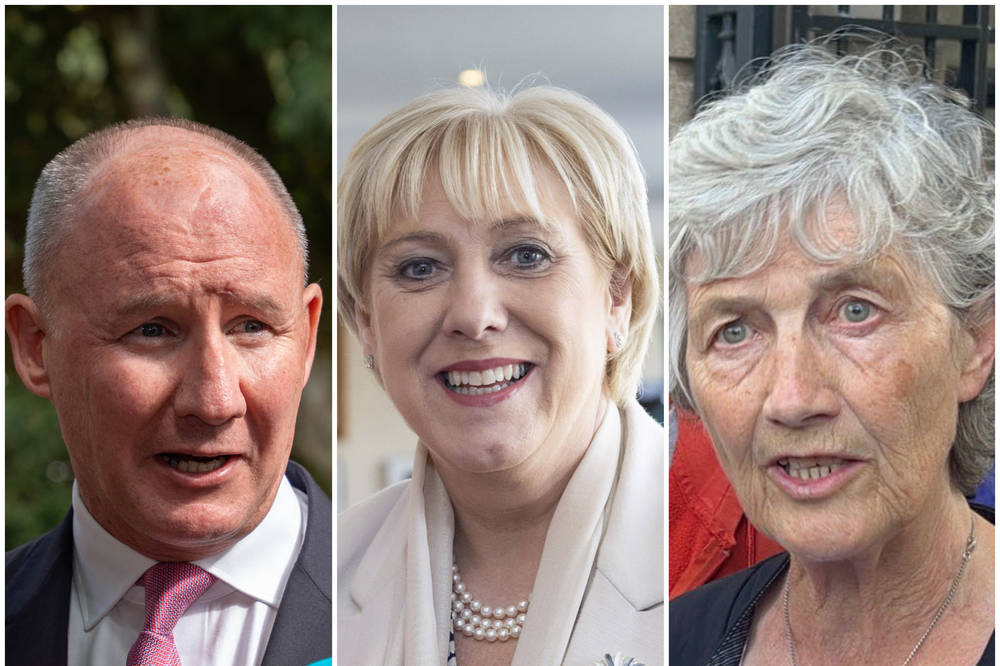 Jim Gavin, Heather Humphreys and Catherine Connolly (PA)