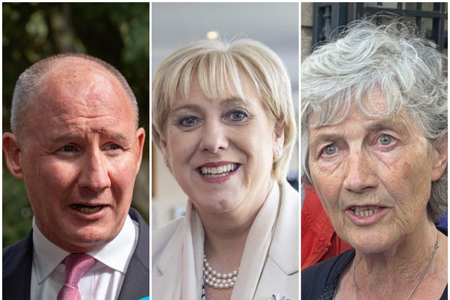 Jim Gavin, Heather Humphreys and Catherine Connolly (PA)