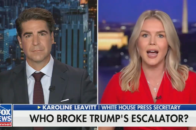 <p>La secretaria de prensa de la Casa Blanca, Karoline Leavitt, afirmó que el Servicio Secreto de Estados Unidos se encuentra entre las agencias que investigan si la escalera mecánica de la sede de la ONU fue apagada de forma deliberada justo antes de que el presidente Donald Trump y la primera dama Melania Trump intentaran utilizarla</p>
