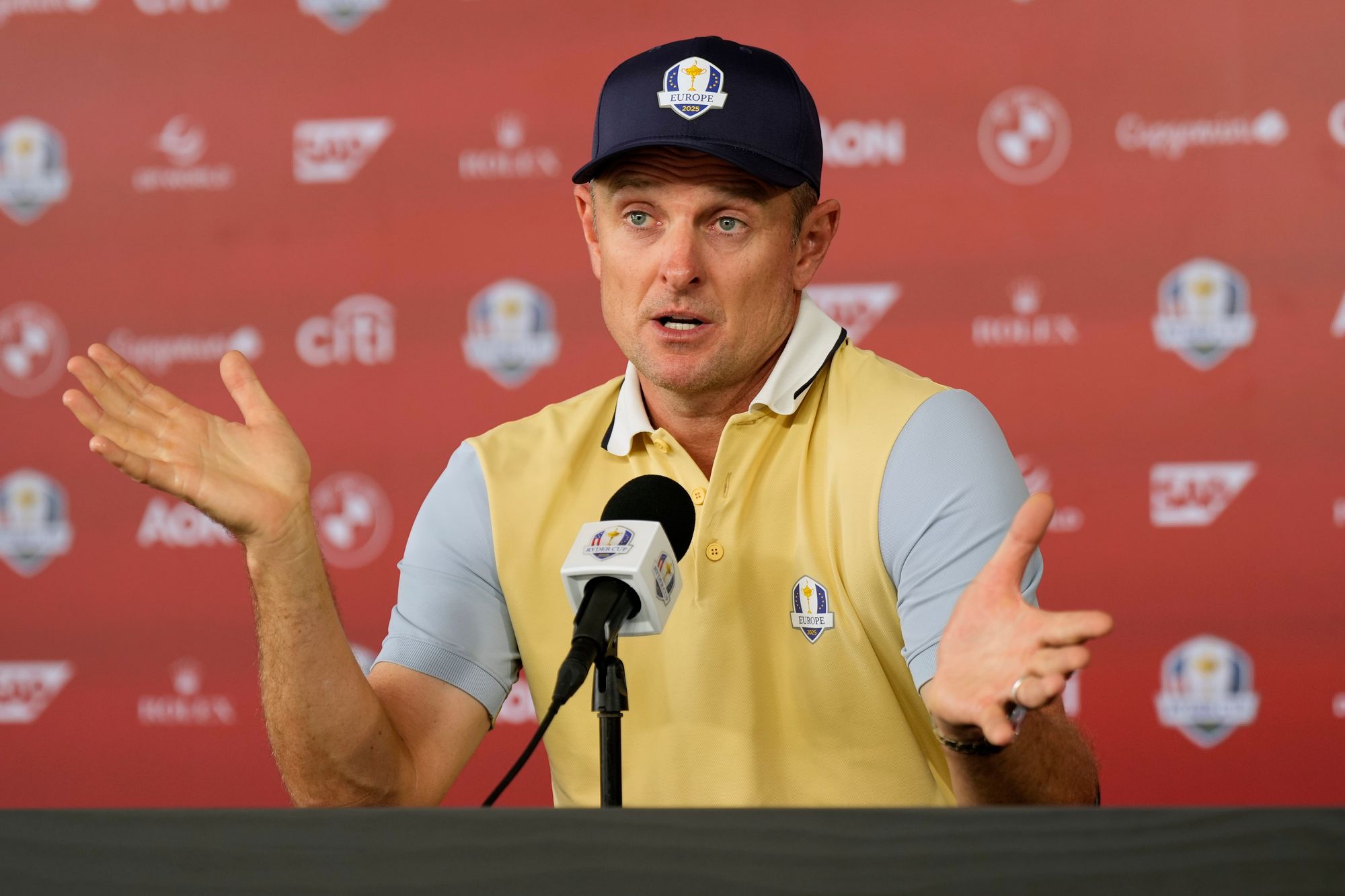 Justin Rose said he would love the opportunity to celebrate winning the Ryder Cup with Trump