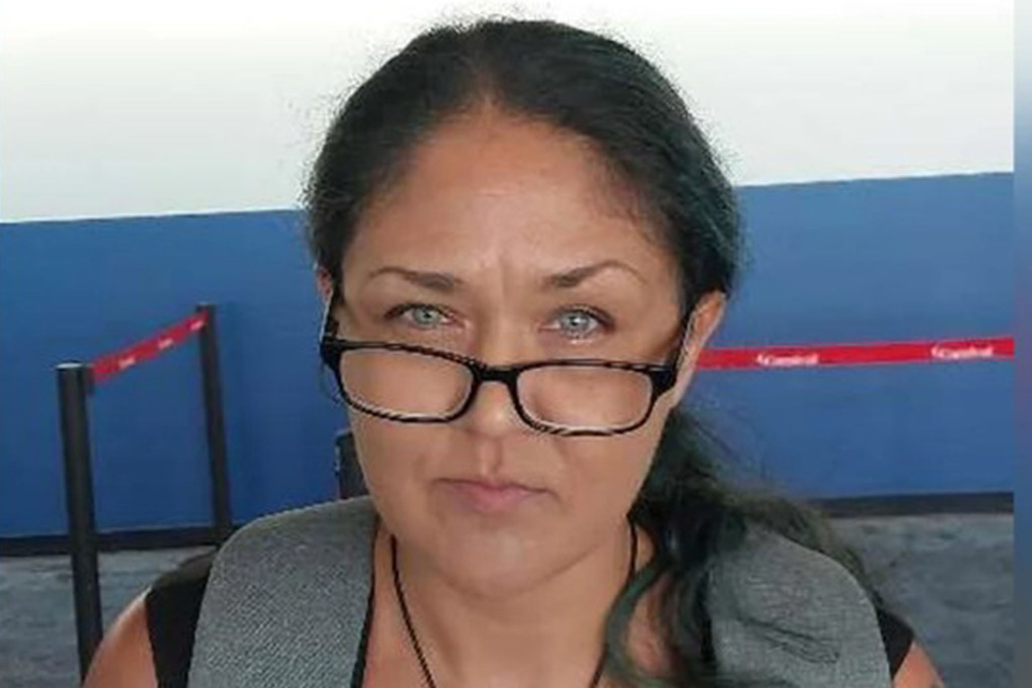 Jessica Collins, 47, left the cruise ship with all her belongings packed in her backpack and left a cash tip along with a thank-you note for the stateroom attendant