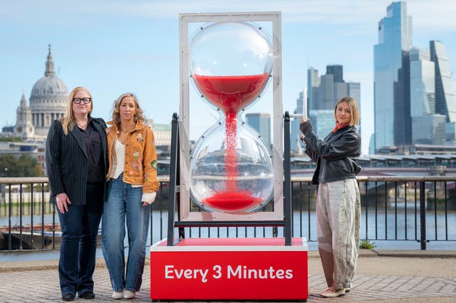 <p>The charity has installed a giant 3D ticking timer on London’s South Bank</p>