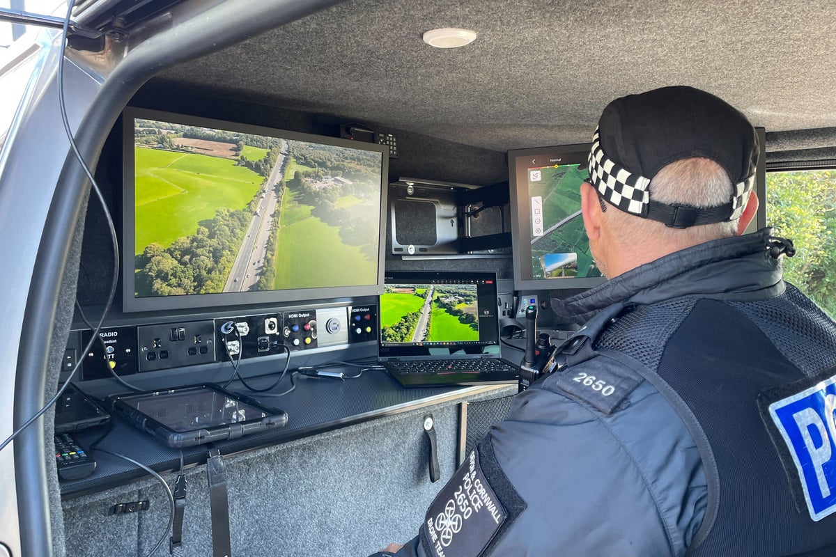 How a fleet of hi-tech drones are helping rural police catch organised gangs