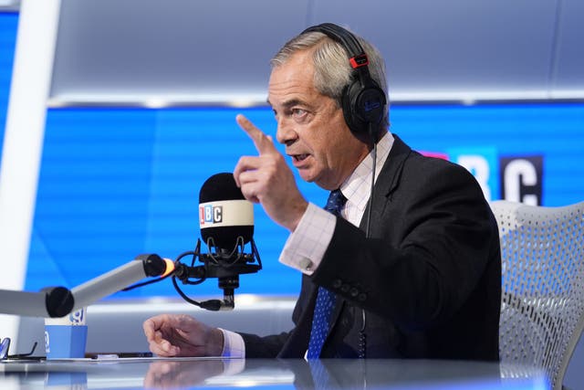 <p>Farage’s comments about Romanians eating swans are an echo of the US president’s warning that Haitian migrants were eating Americans’ pets</p>