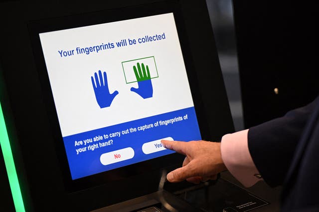 <p>The EU entry-exit system takes effect on Sunday 12 October</p>