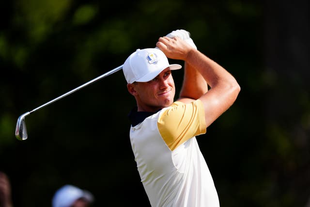 Ludvig Aberg is looking forward to his second Ryder Cup (Mike Egerton/PA)