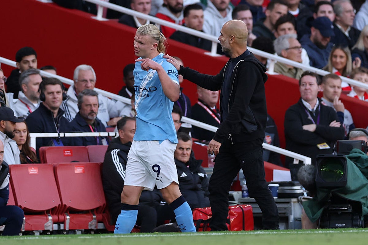 Erling Haaland injury update: Will Man City striker be fit to face Burnley after suffering issue vs Arsenal?