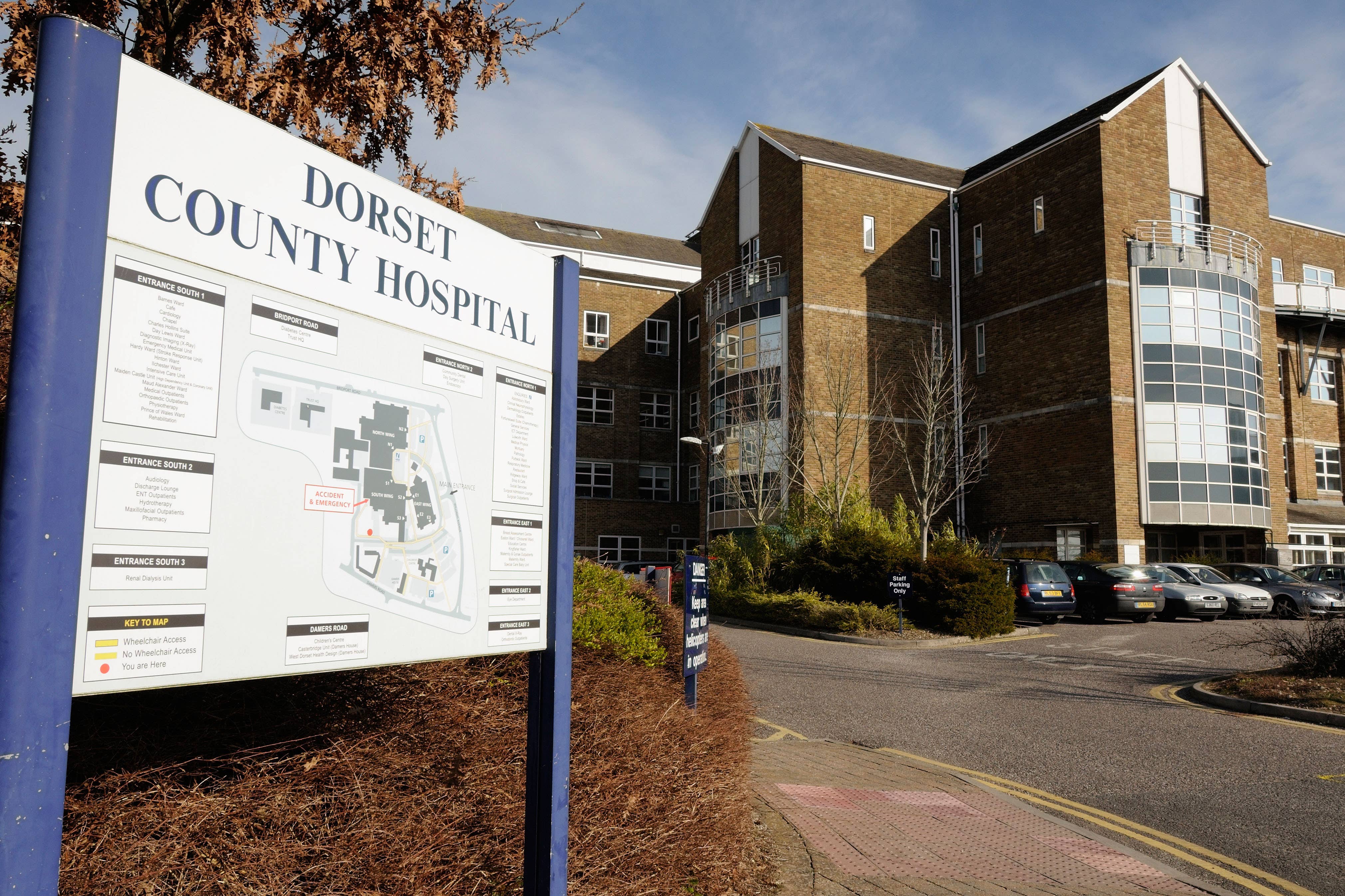 Dorset County Hospital in Dorchester