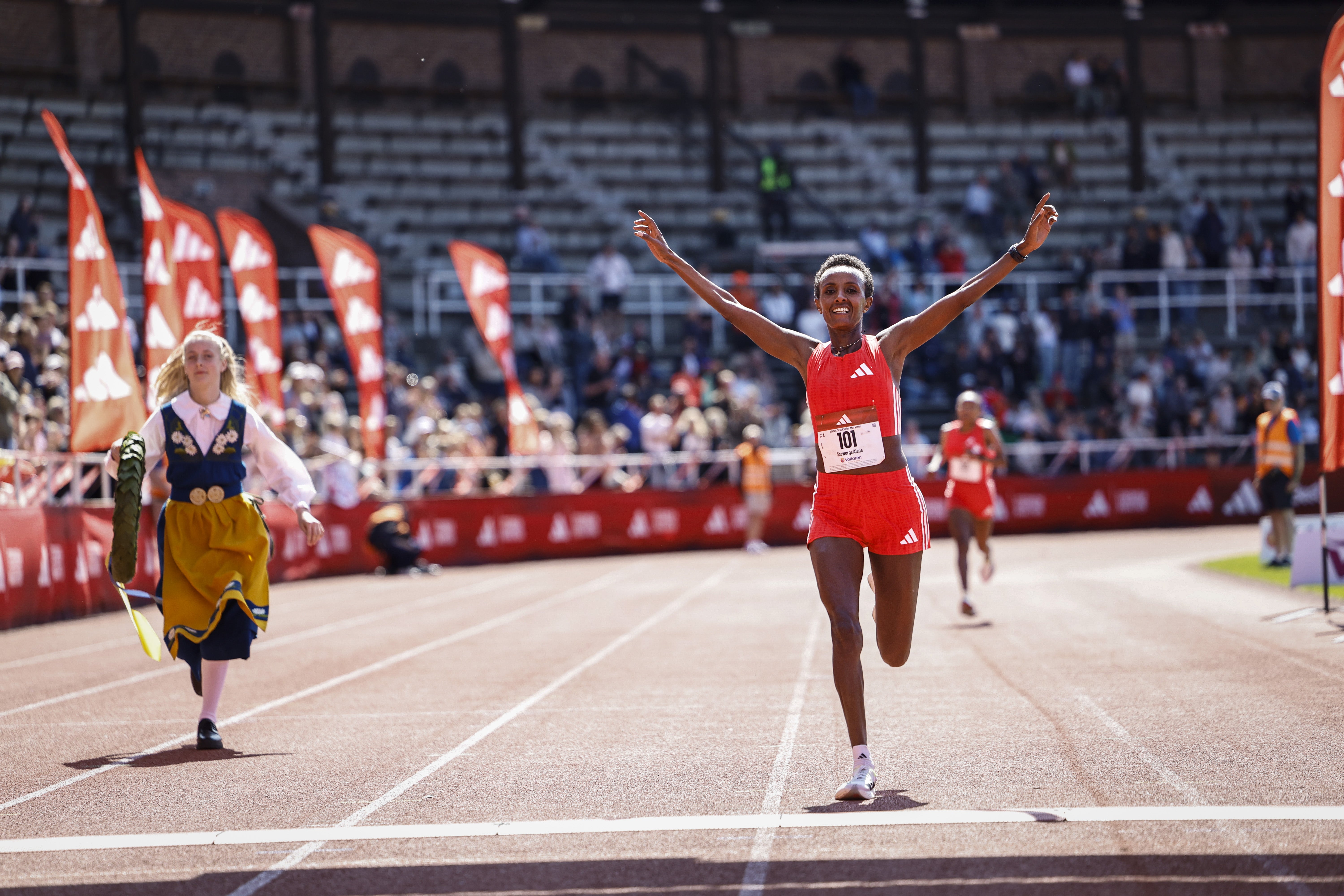 <p>Shewarge Alene triumphed at the Stockholm Marathon back in May</p>