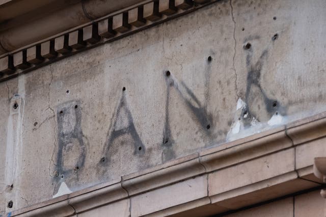 Some providers’ branches have been shut amid the shift towards online banking (Martin Keene/PA)