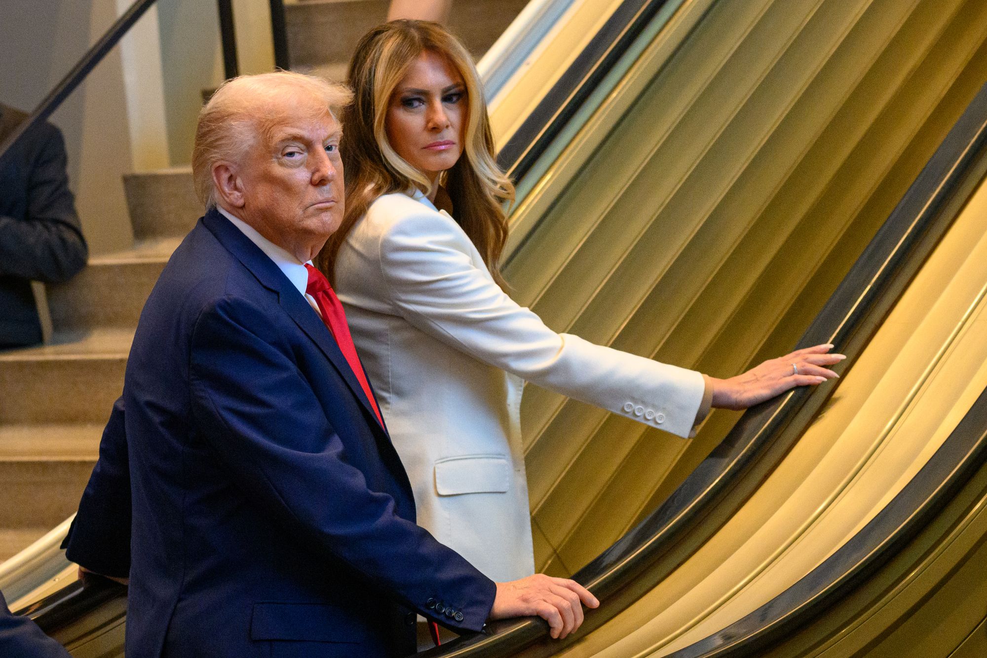 The first lady makes few public appearances but has attended more formal events alongside her husband, such as the UN General Assembly last month in New York