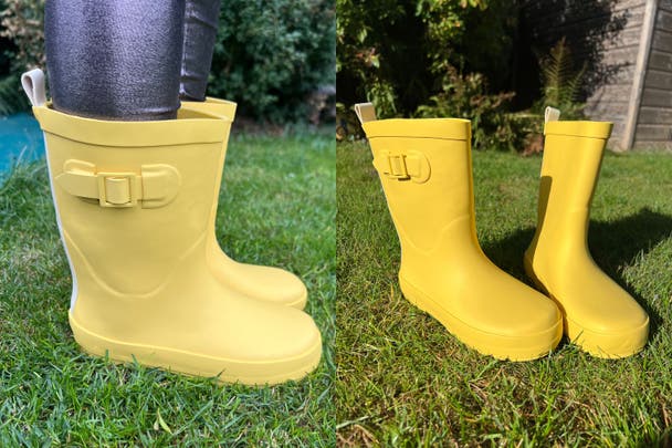 Testing M&S wellies