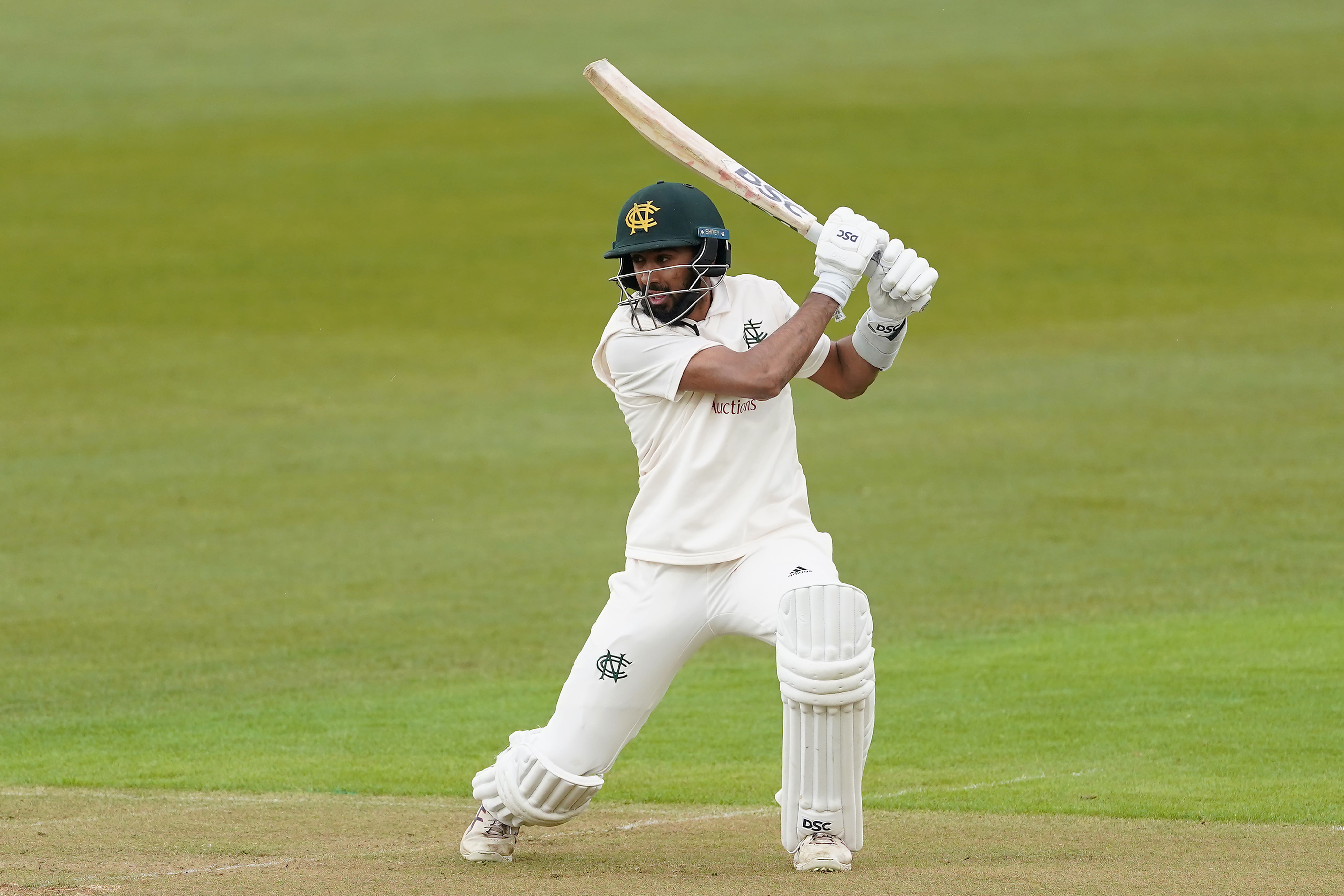 Nottinghamshire captain Haseeb Hameed led his side to the County Championship title with a century on day two of their game at home to Warwickshire (Joe Giddens/PA)