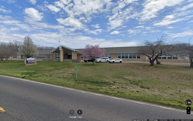 <p>St Mary School in New Jersey. A teacher at the school was put on administrative leave after she revealed to staff that she was acting as a surrogate mother for a couple</p>