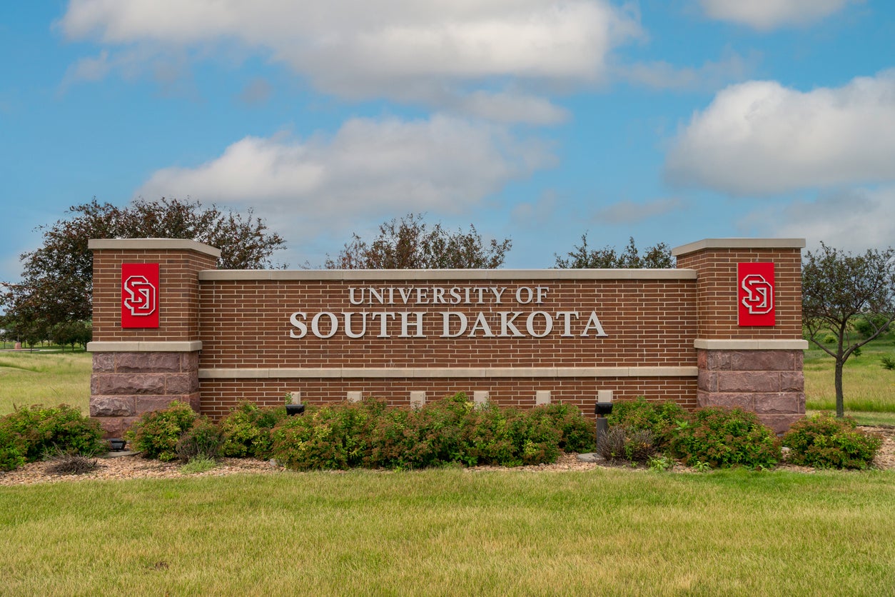USD President Sheila Gestring, South Dakota Board of Regents President Tim Rave, and Bruce Kelley, Dean of the University of South Dakota College of Fine Arts, were all named as defendants in a lawsuit filed by Hook