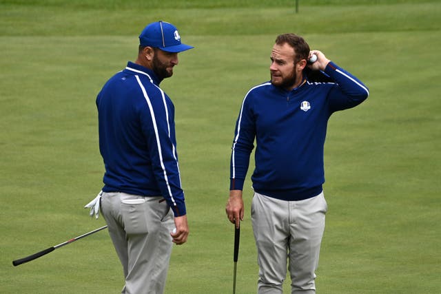 Jon Rahm and Tyrell Hatton will team up for Europe in the opening foursomes (Anthony Behar/PA)