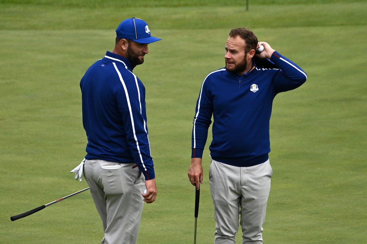 Jon Rahm and Tyrrell Hatton first up for Europe at Ryder Cup