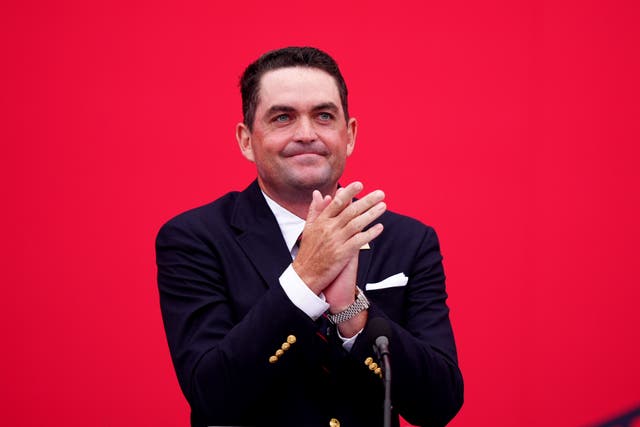 Keegan Bradley made light of his gaffe during the Ryder Cup opening ceremony (Mike Egerton/PA)