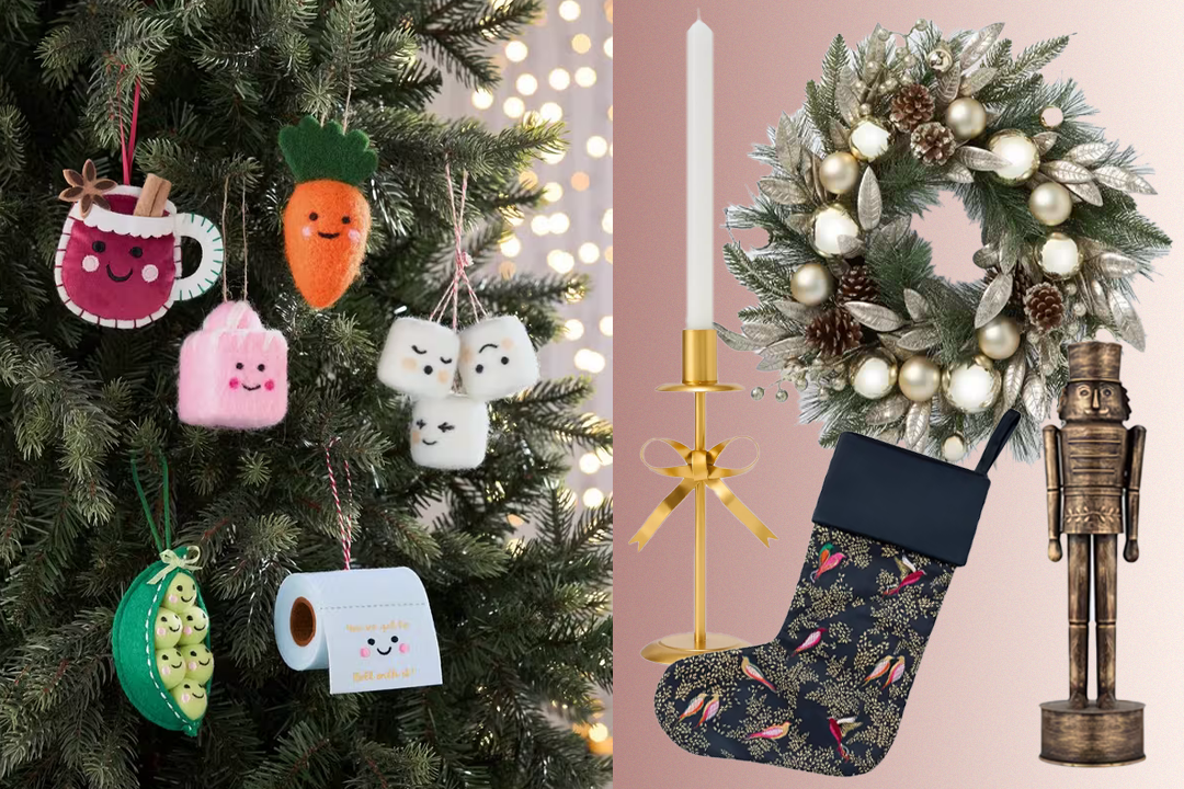 <p>Shop baubles, artificial trees, candle holders and more </p>