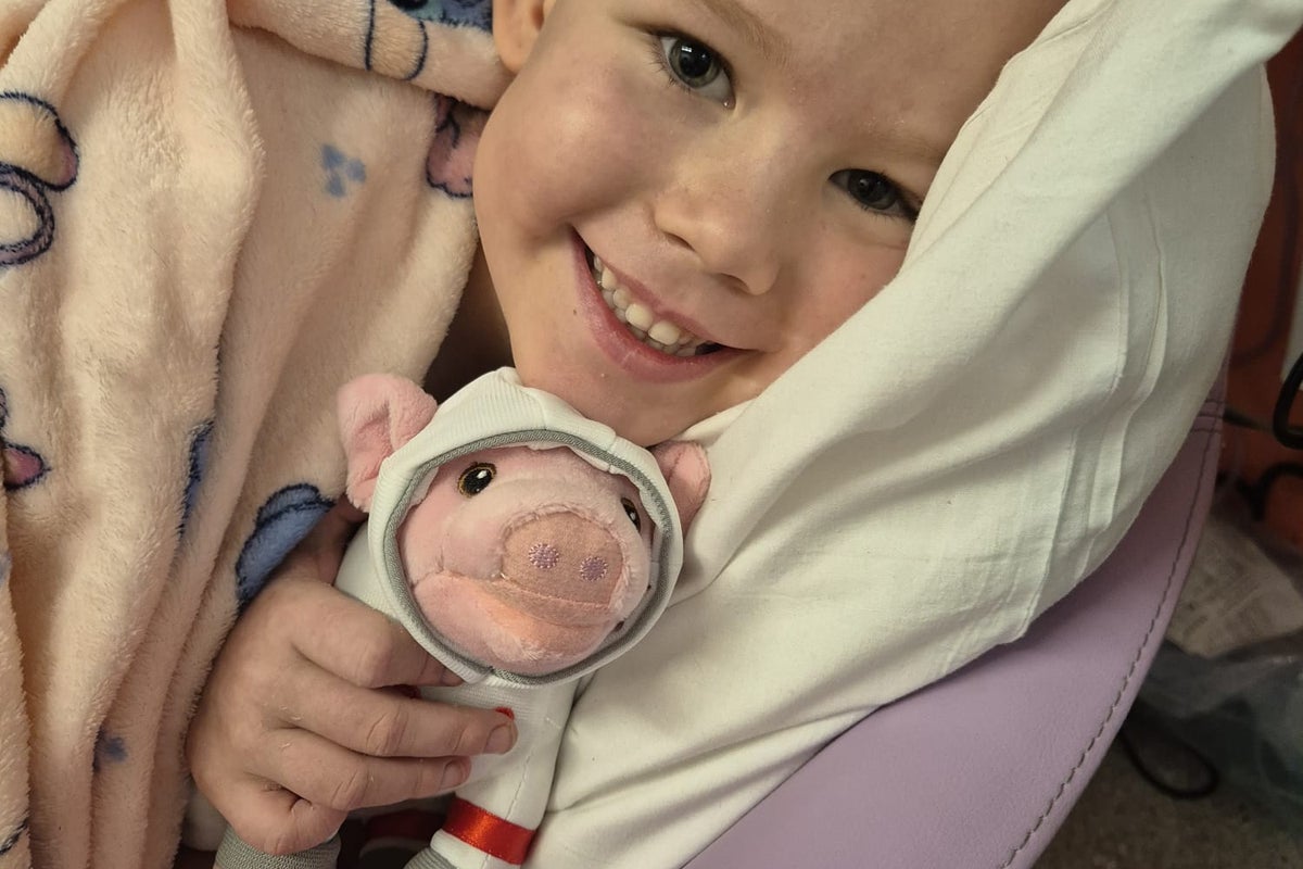Five-year-old diagnosed with rare cancer after symptoms dismissed as growing pains