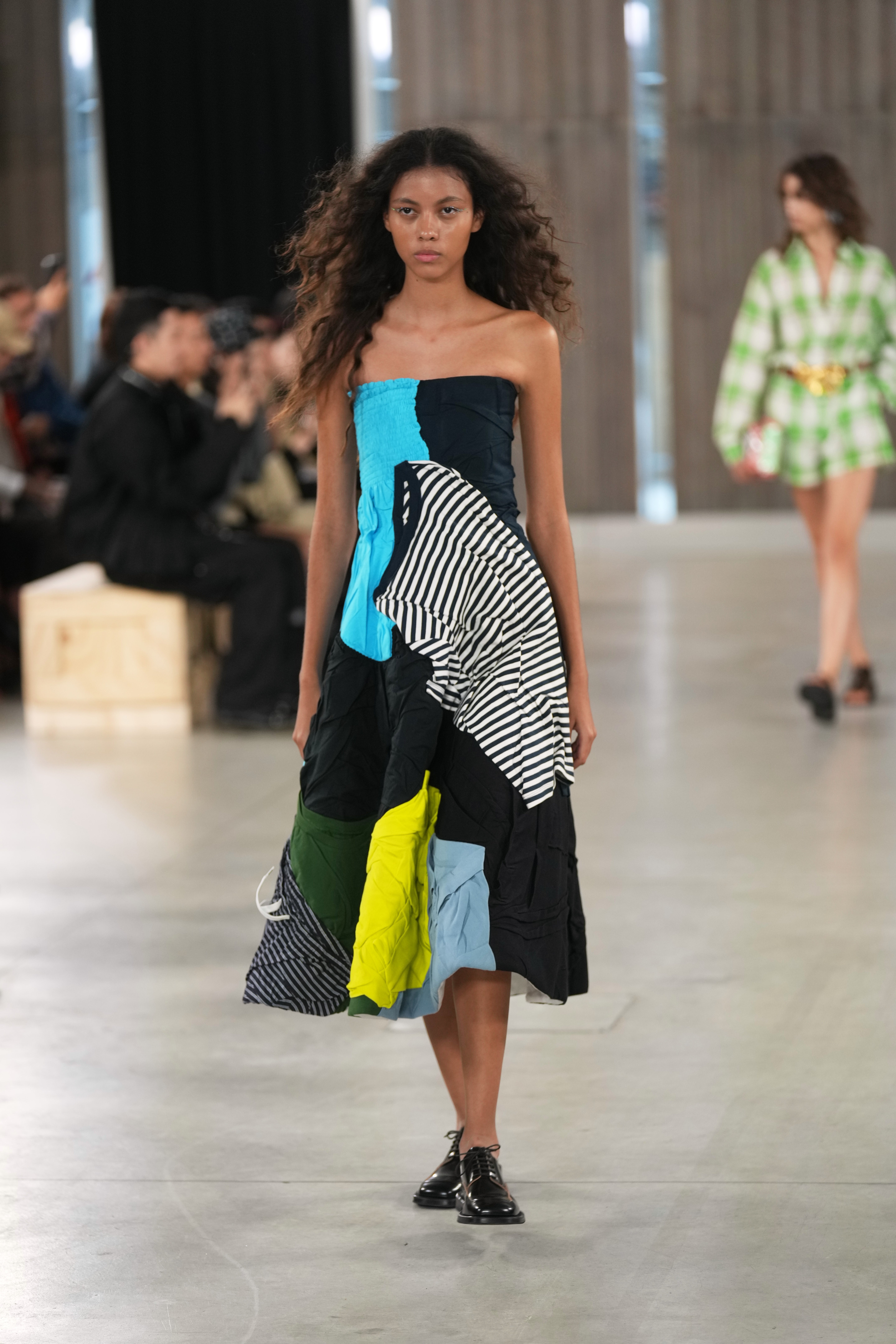 Moschino keeps irony alive on the Milan runway, nearly single