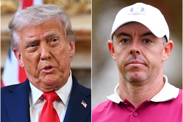 Donald Trump and Rory McIlroy