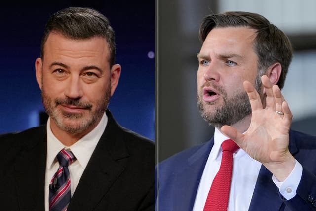 <p>JD Vance has called for Jimmy Kimmel to apologize to Erika Kirk, despite the late TV host previously addressing the controversy on his show</p>