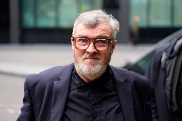 <p>Paul Gallagher arrives at Southwark Crown Court on Friday</p>