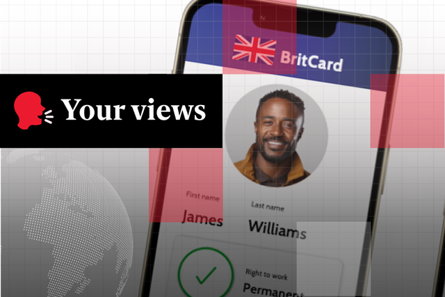 <p>A June report from think tank Labour Together mocked up what the Brit card could look like on a smartphone</p>