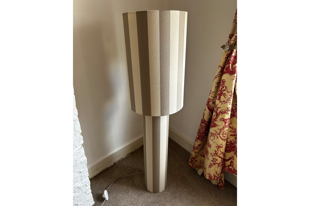 indybest review Dunelm Beatrice striped floor lamp