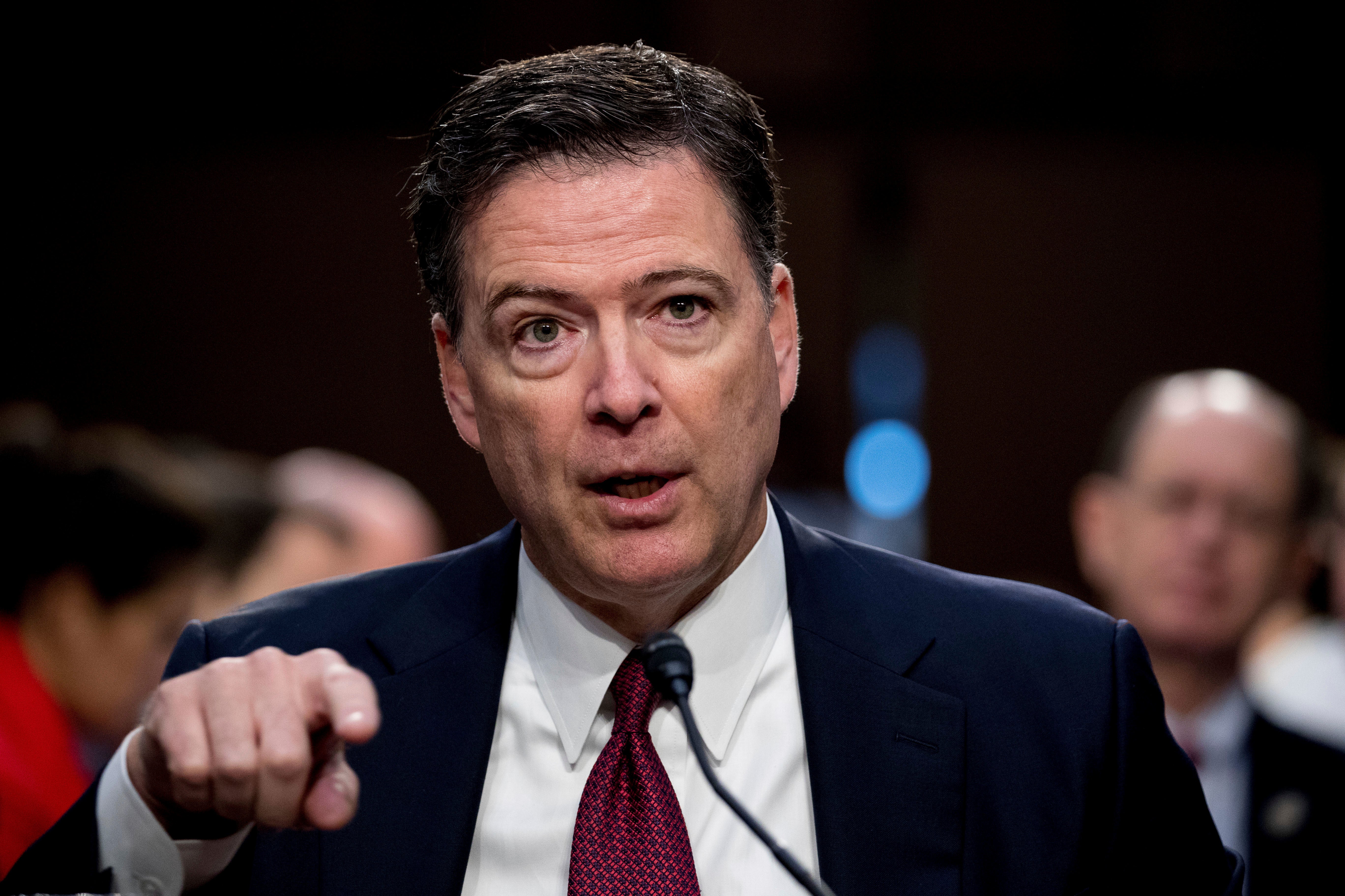 Thursday’s indictment accuses Comey of making false statements and obstructing justice during congressional testimony he gave in September 2020. If convicted, he faces up to five years in prison.