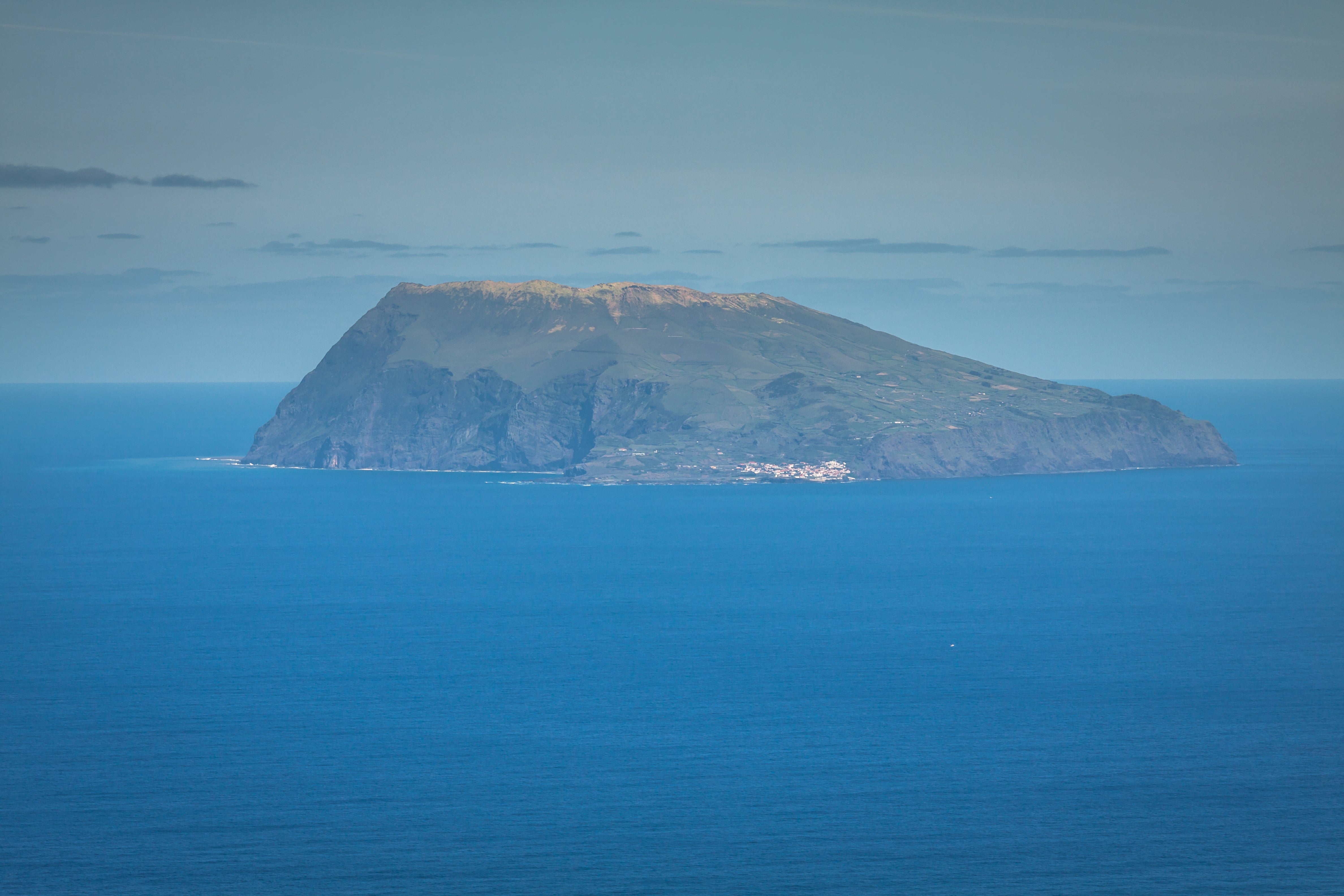 Corvo Island is the smallest in the Azores Archipelago