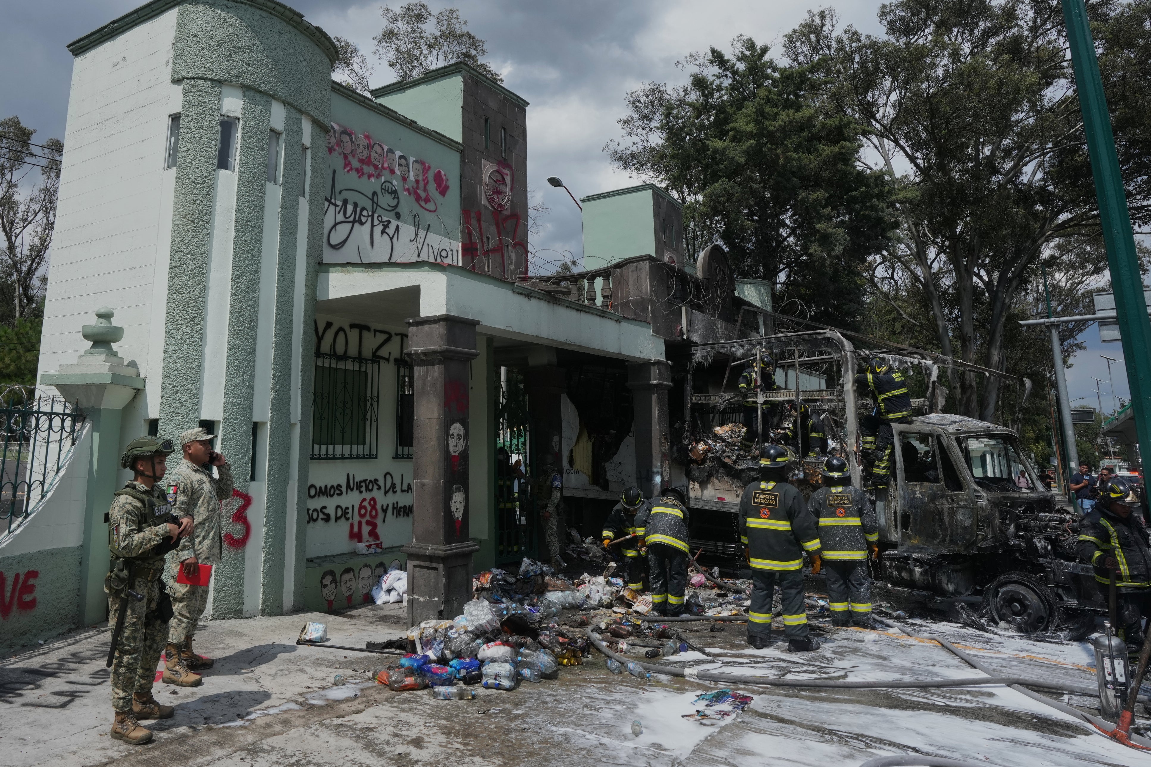 MÉXICO-AYOTZINAPA PROTESTA