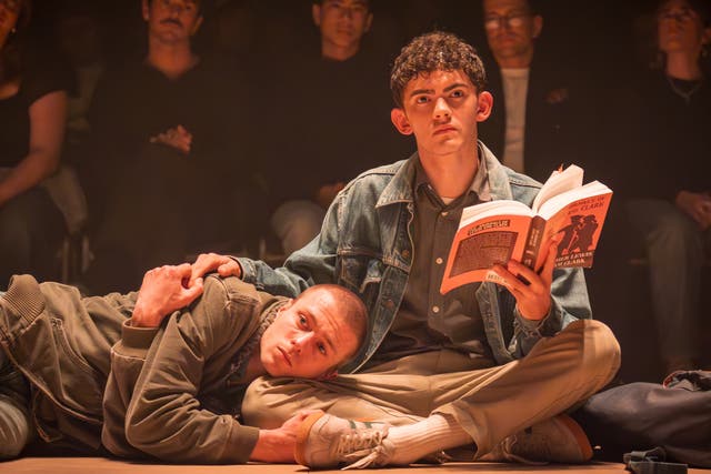 <p>Ruaridh Mollica and Joe Locke as Chris and Jake in ‘Clarkston’</p>