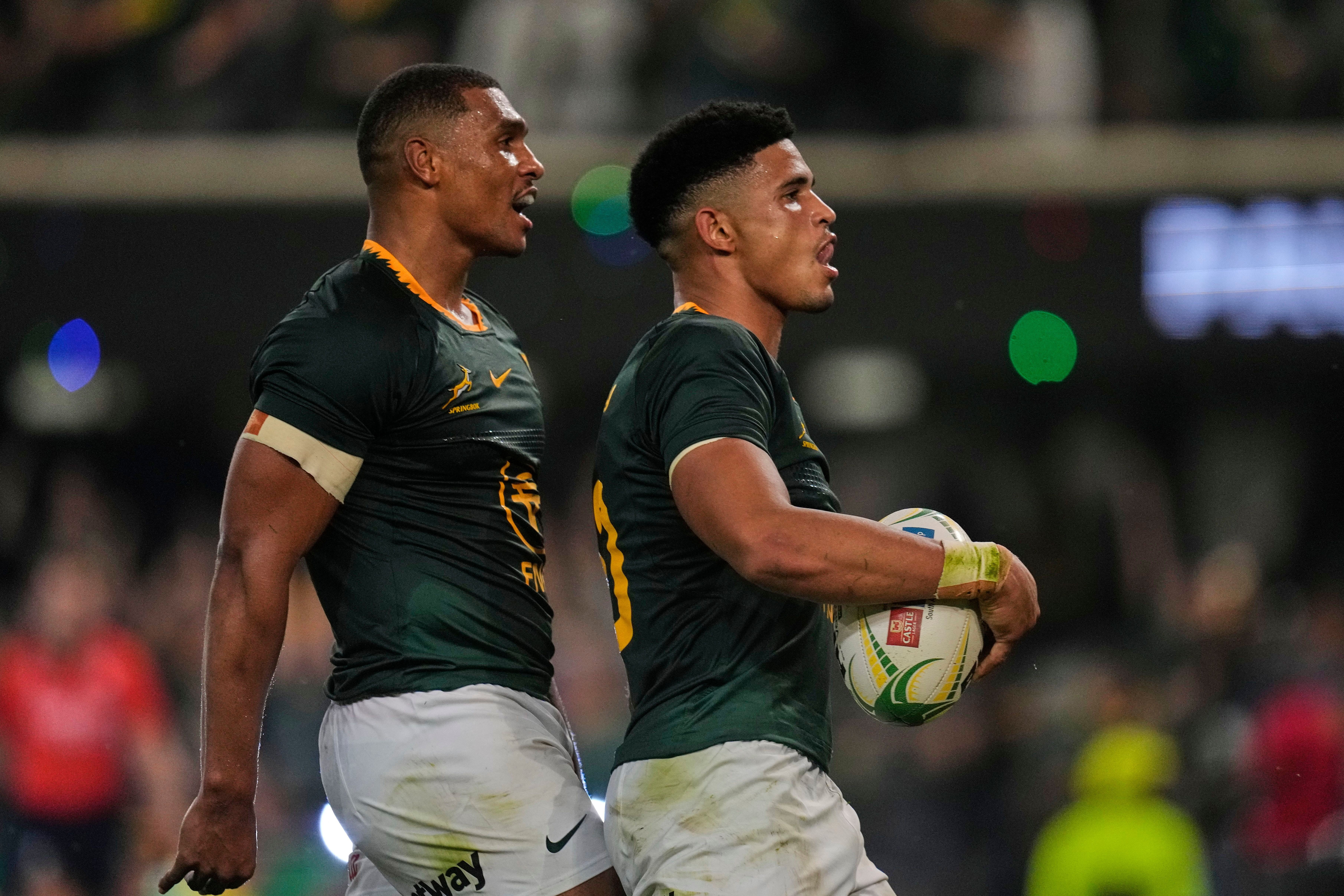 Sacha Feinberg-Mngomezulu produjo una pantalla récord para los Springboks