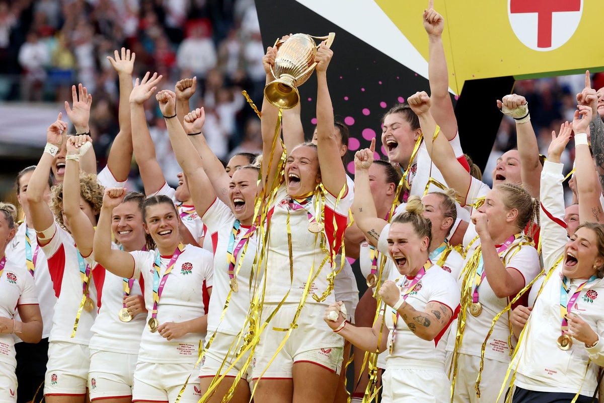 England banish Women’s World Cup woe as Red Roses crown dominance in front of record crowd