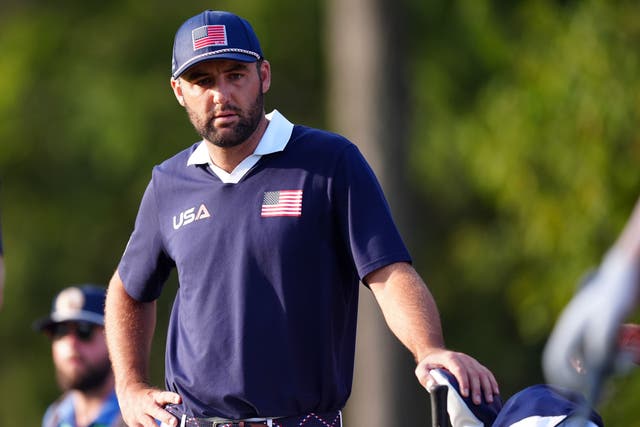 Scottie Scheffler made it four defeats from four foursomes matches in the Ryder Cup (Mike Egerton/PA)