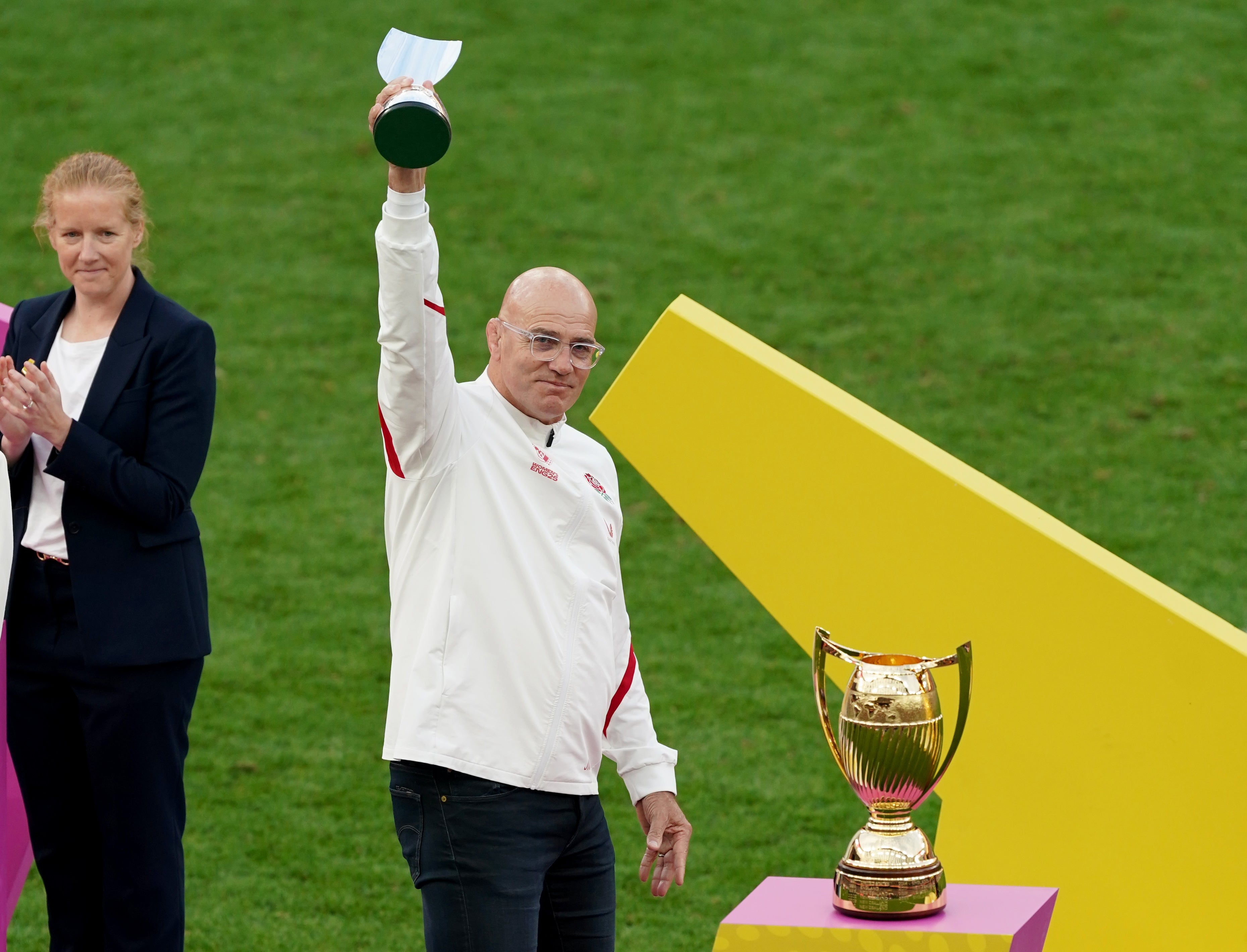 It was an emotional day for Red Roses head coach John Mitchell