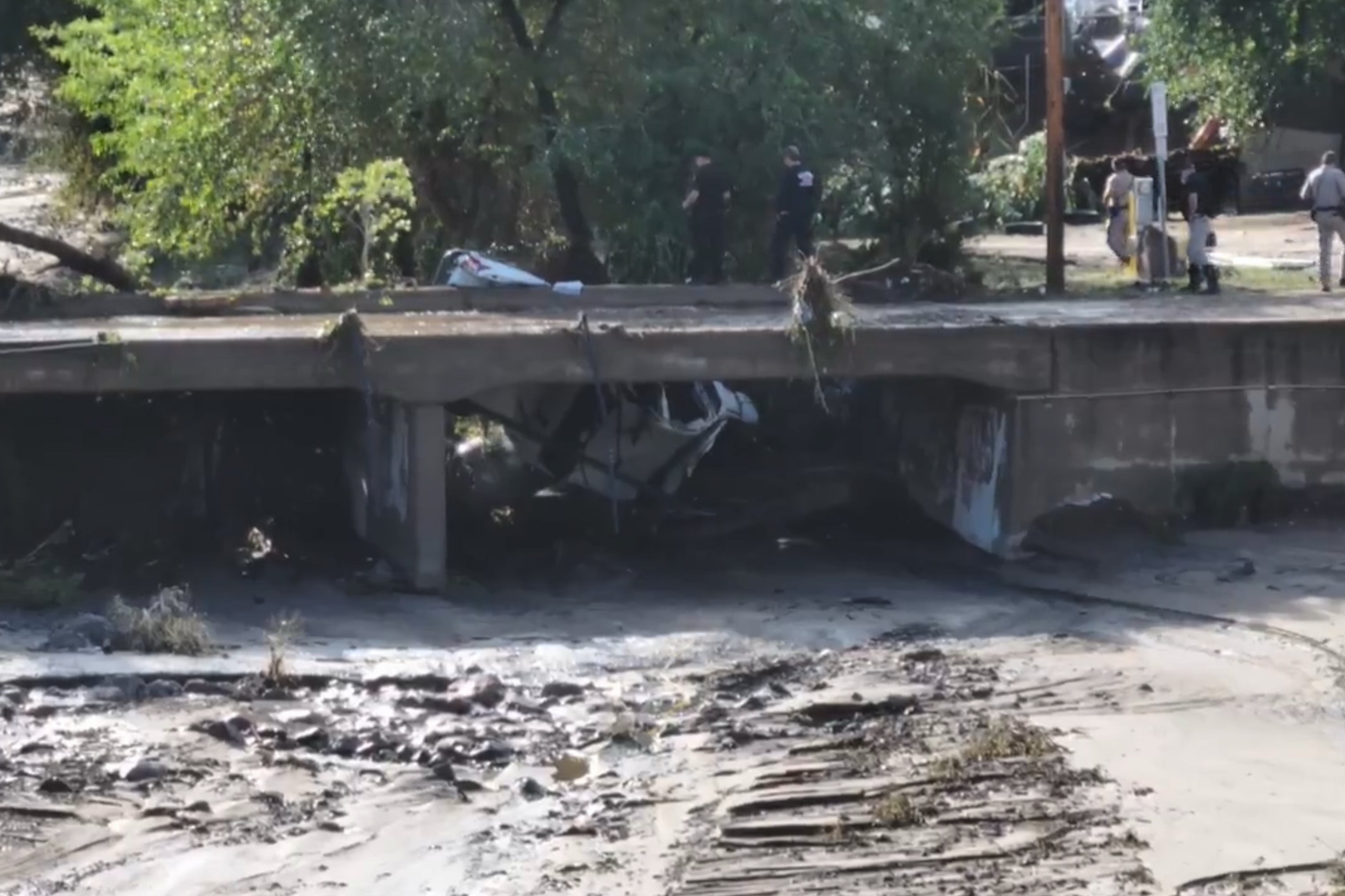 <p>Damage from flooding in Globe, Arizona</p>