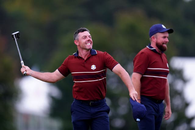 Europe are closing in on Ryder Cup victory after a stunning performance on Saturday (Mike Egetton/PA)