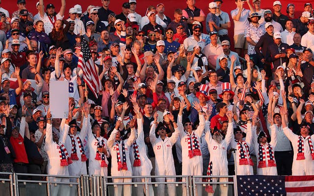 <p>Chants ranging from the amusing to the abusive have provided the soundtrack to this, and every, Ryder Cup</p>