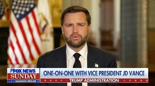 JD Vance claimed that the Department of Justice was not being politicized under the Trump administration
