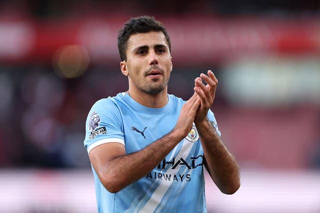 <p>Rodri returned to action this season after spending eight months on the sidelines through injury</p>