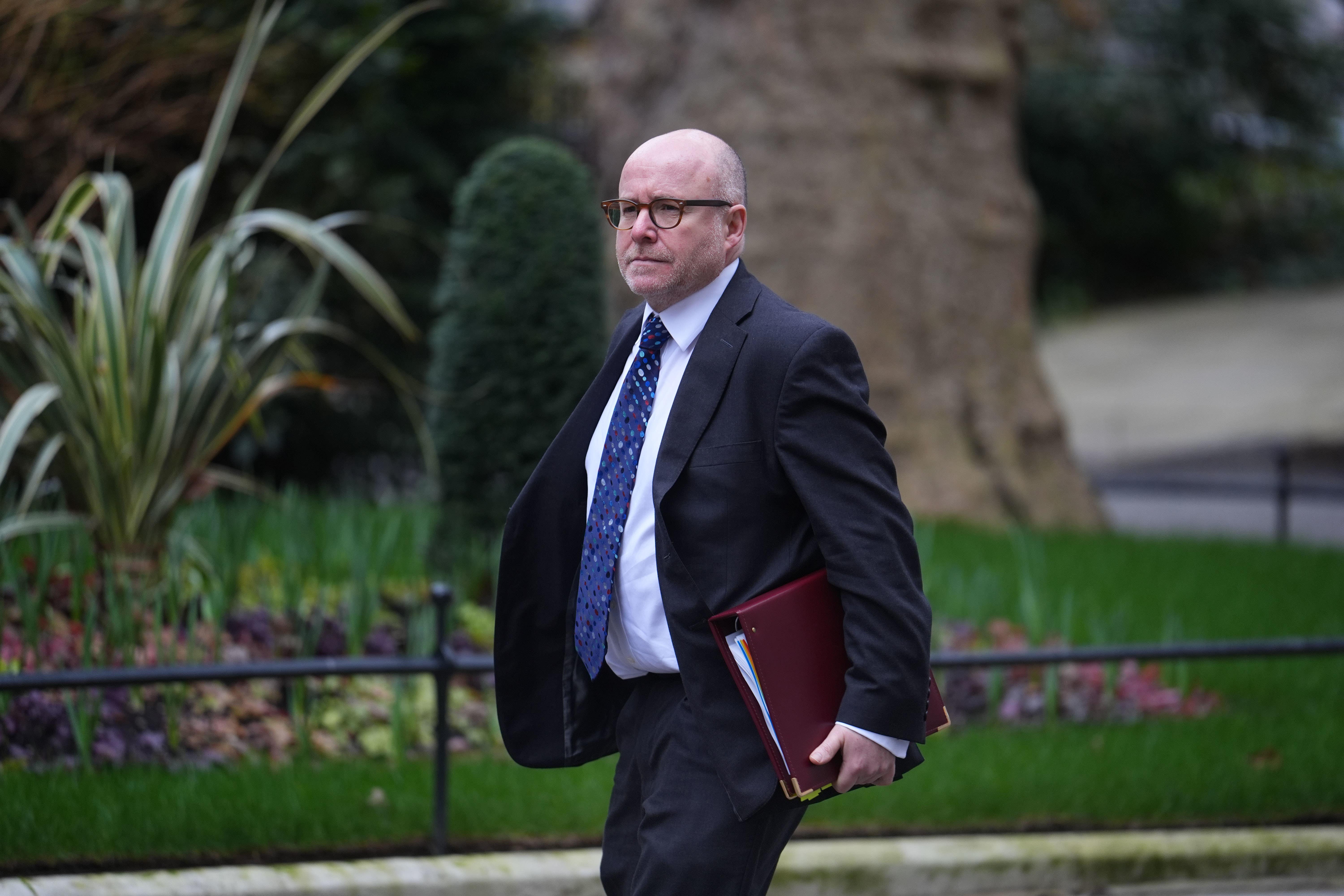 Lord Richard Hermer suggested the information held by the system would be limited (Jordan Pettitt/PA)